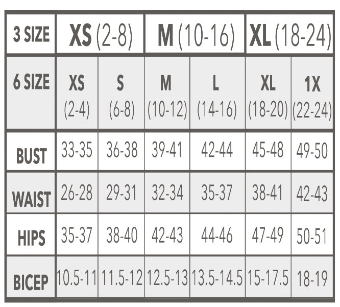 despreciar espacio perderse Size Guide | Ecolove | Sustainable Clothing - ecolove