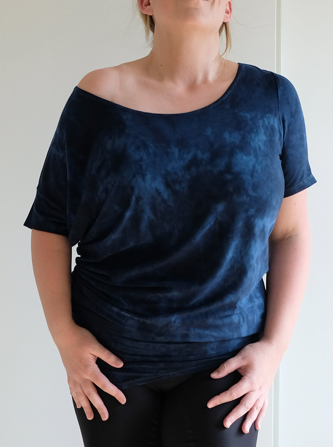 REVERSIBLE ASYMMETRIC DRESS/TUNIC: Made to order