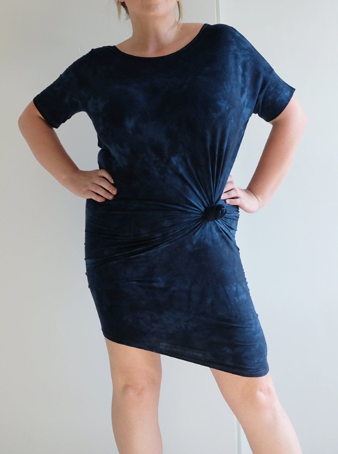 REVERSIBLE ASYMMETRIC DRESS/TUNIC: Made to order