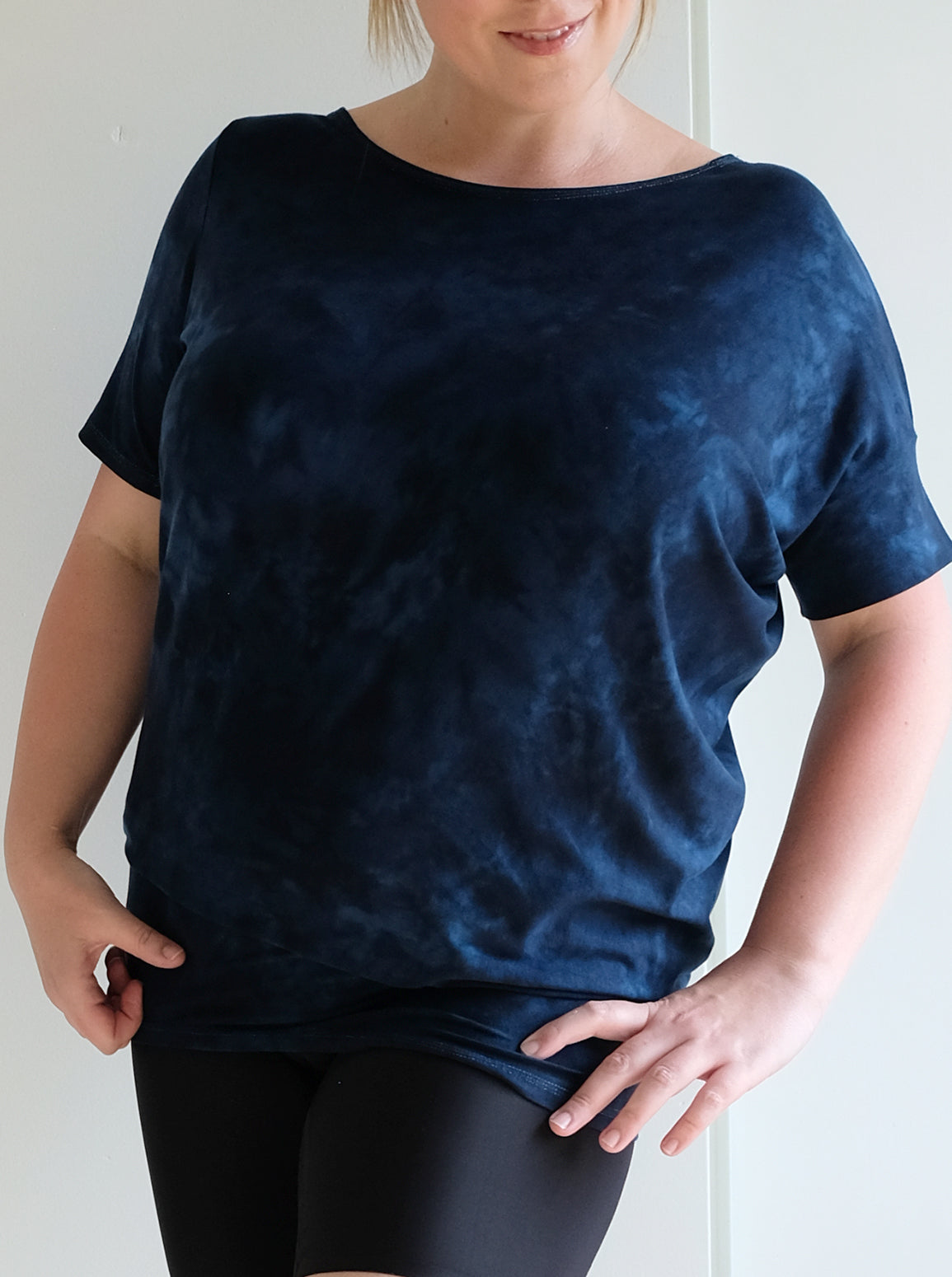 REVERSIBLE ASYMMETRIC DRESS/TUNIC: Made to order