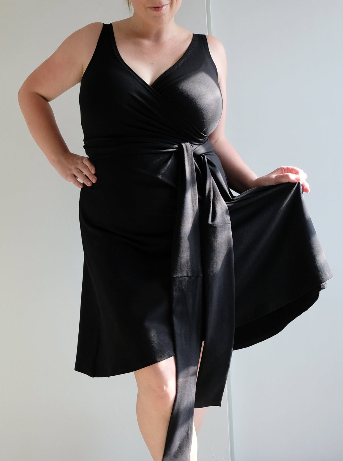 MULTI-WAY WRAP DRESS: Made to order