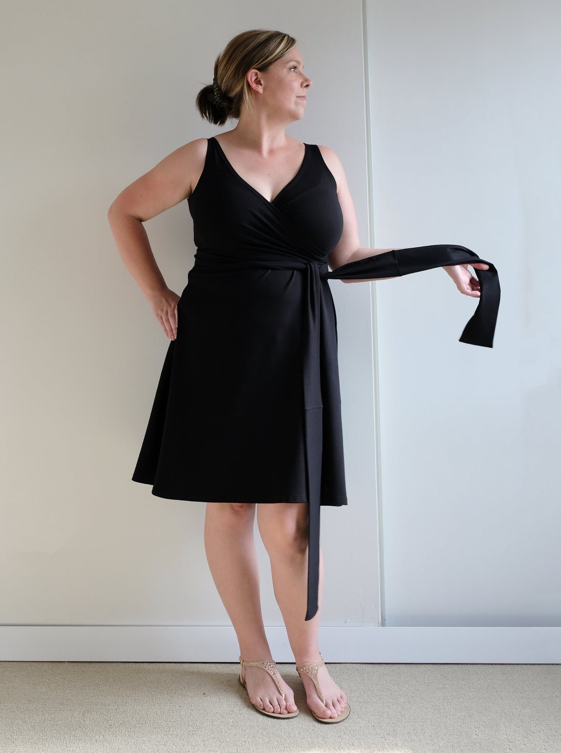 MULTI-WAY WRAP DRESS: Made to order