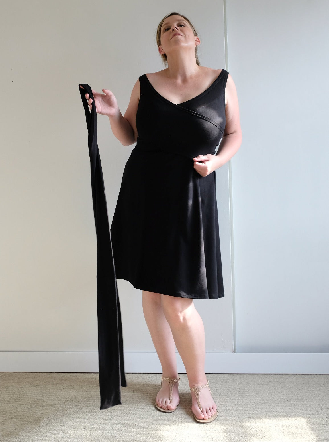 MULTI-WAY WRAP DRESS: Made to order