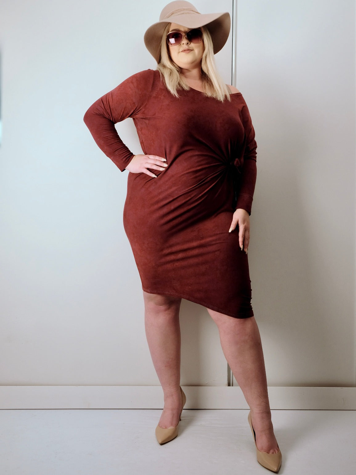 2 IN 1 ASSYMETRIC DRESS LONG SLEEVE