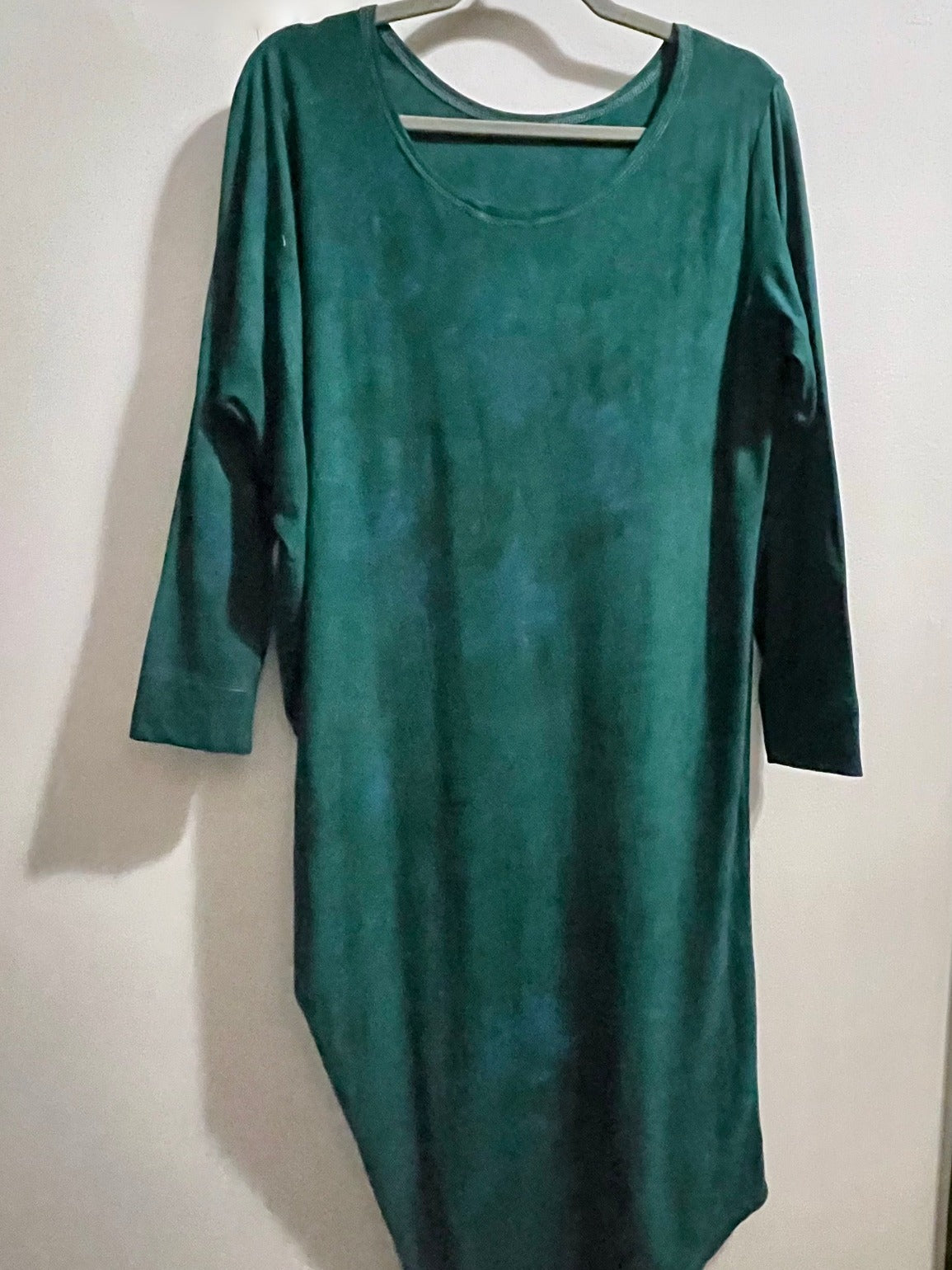 2 IN 1 ASSYMETRIC DRESS LONG SLEEVE