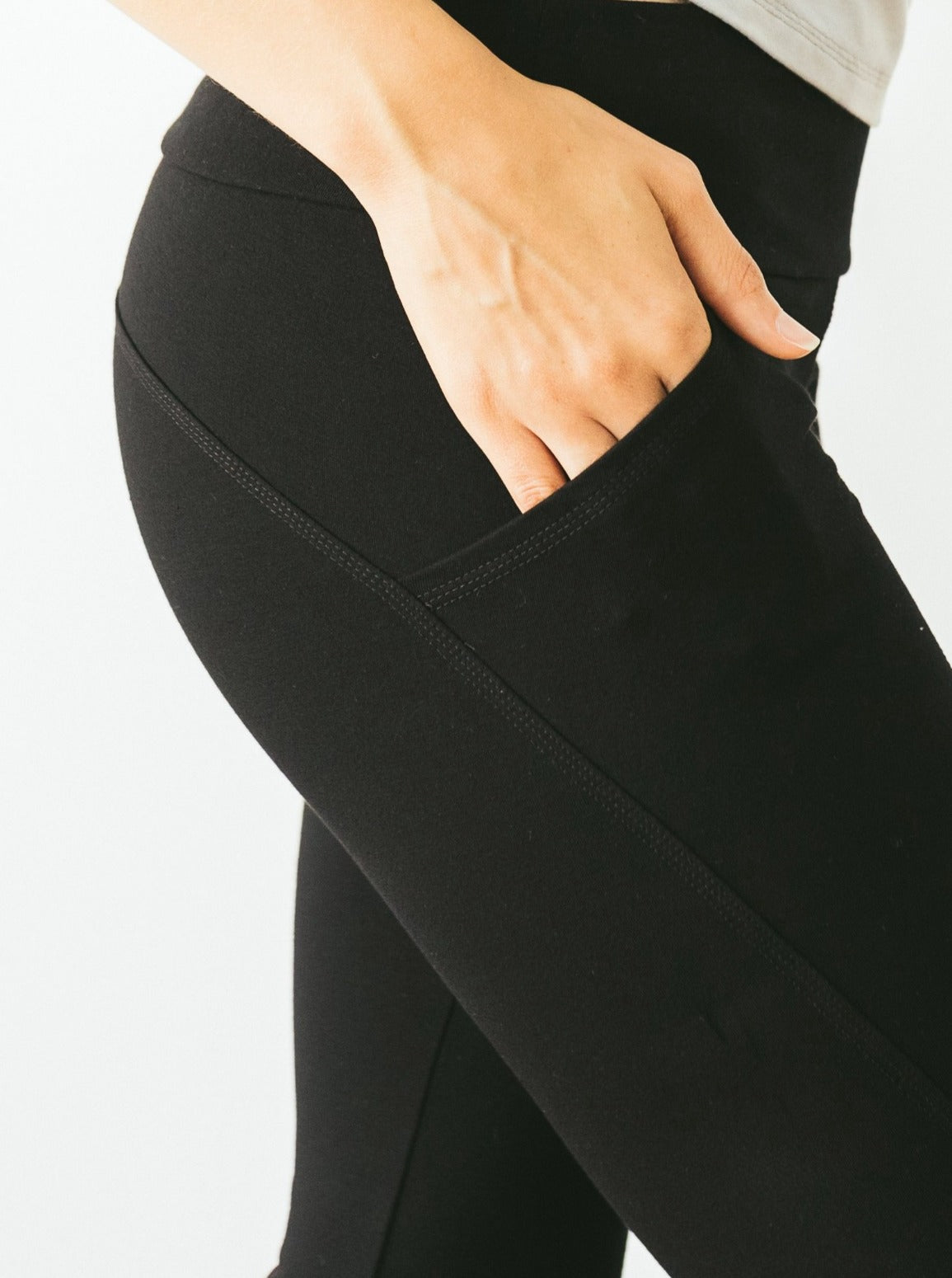 Zipper Pocket Legging, Sustainable Clothing Canada