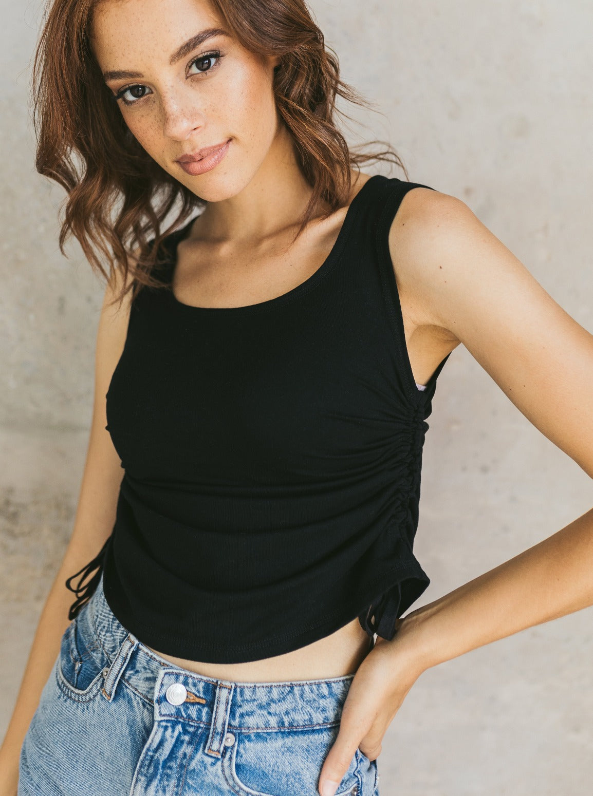 Drawstring Tank | Sustainable Clothing Brands Canada | Ecolove